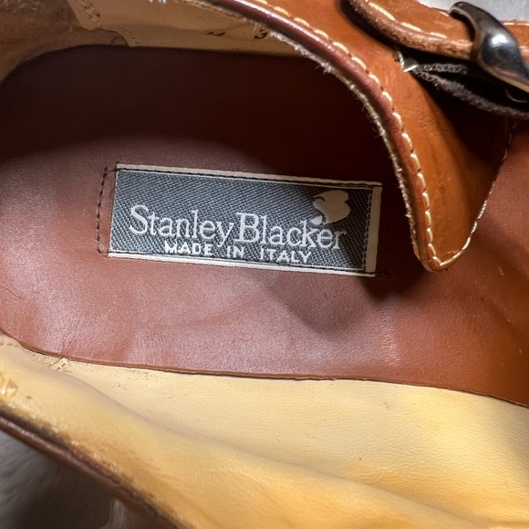 Stanley Blacker Mens Sandals Size 11 Made in Italy - Picture 7 of 8